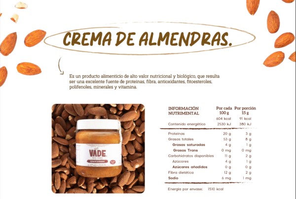 CREMA DE ALMENDRAS 250g